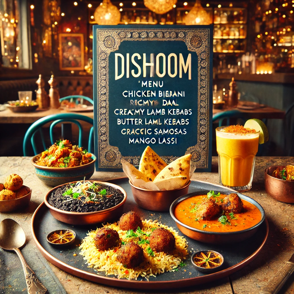 Dishoom Menu menuspotuk