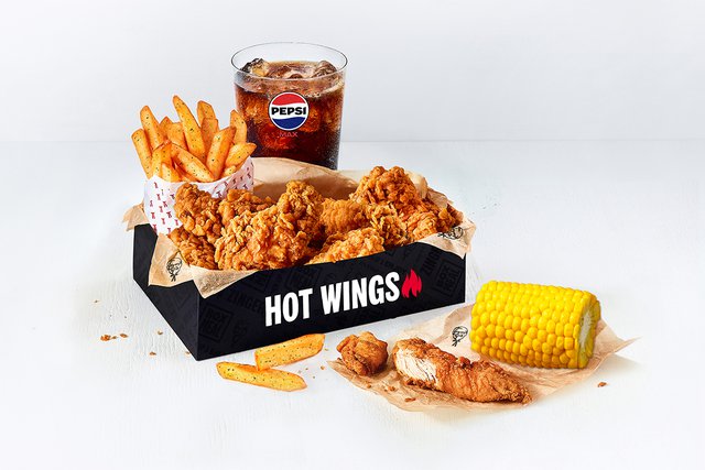 Hot Wings Box Meal