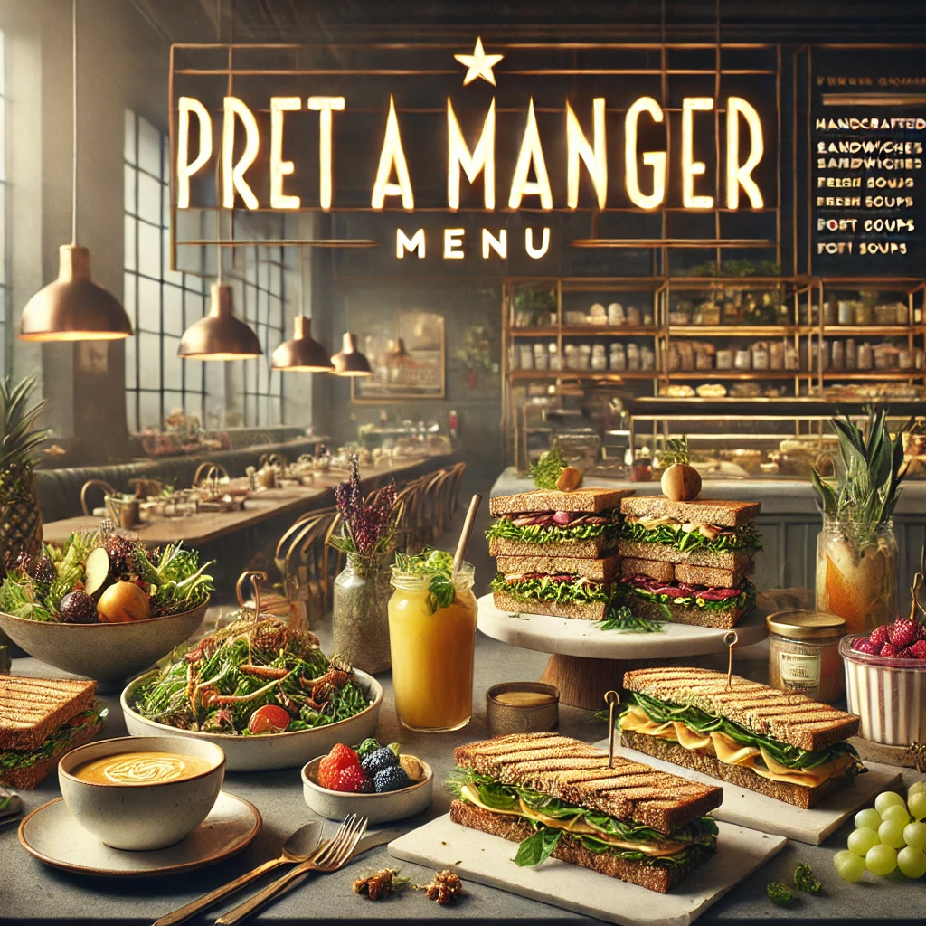 Pret A Manger Menu menuspotuk