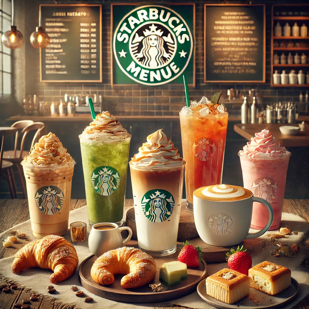 Starbucks Menu menuspotuk