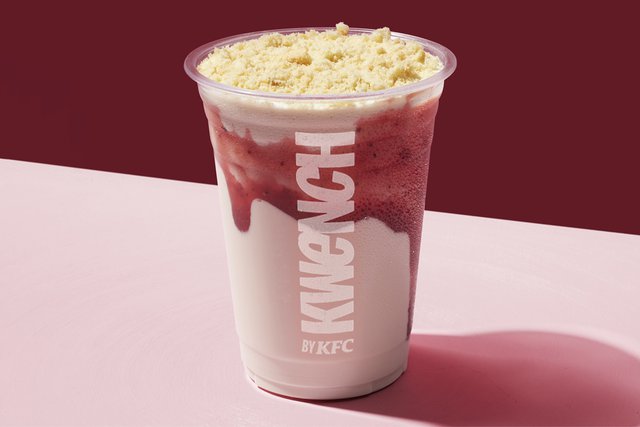 Strawberry Shortcake Krunch Shake kfcmenupricesuk