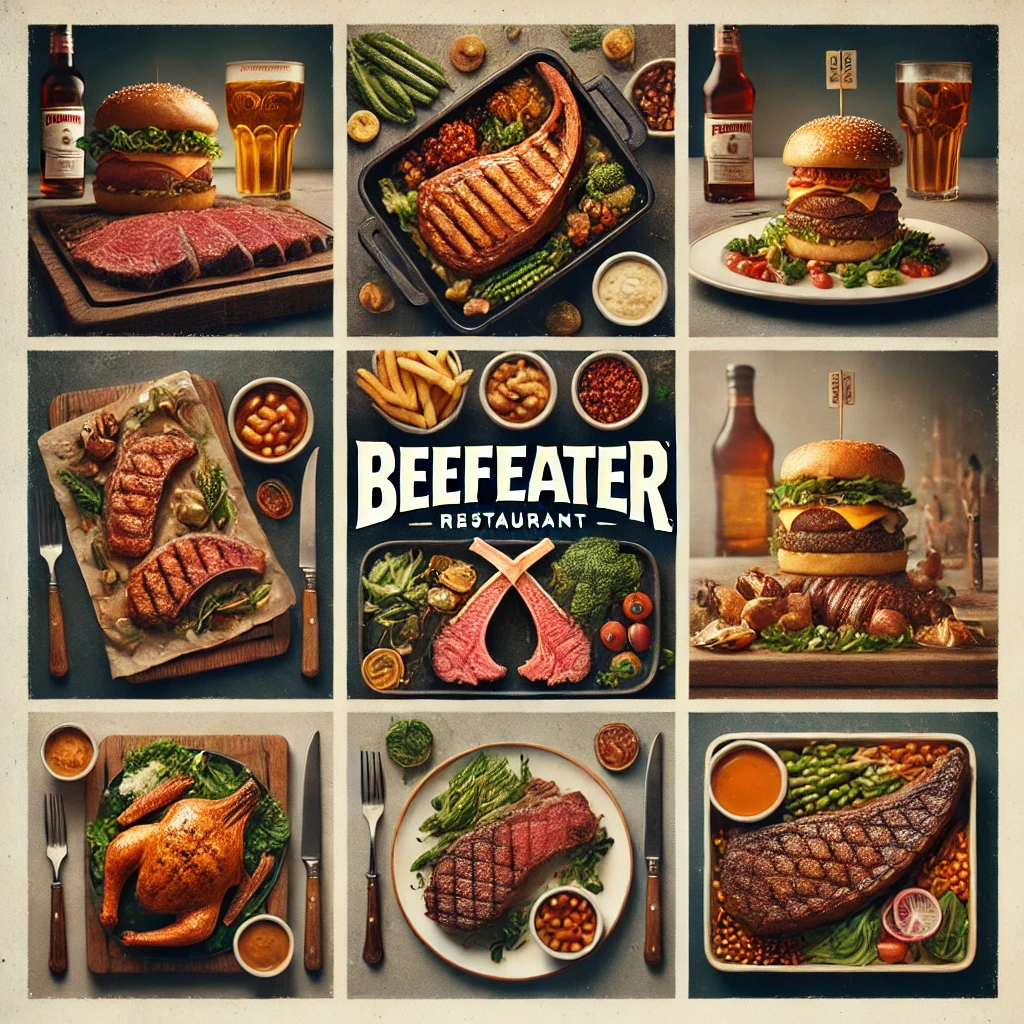 Beefeater restaurant menu menuspotuk