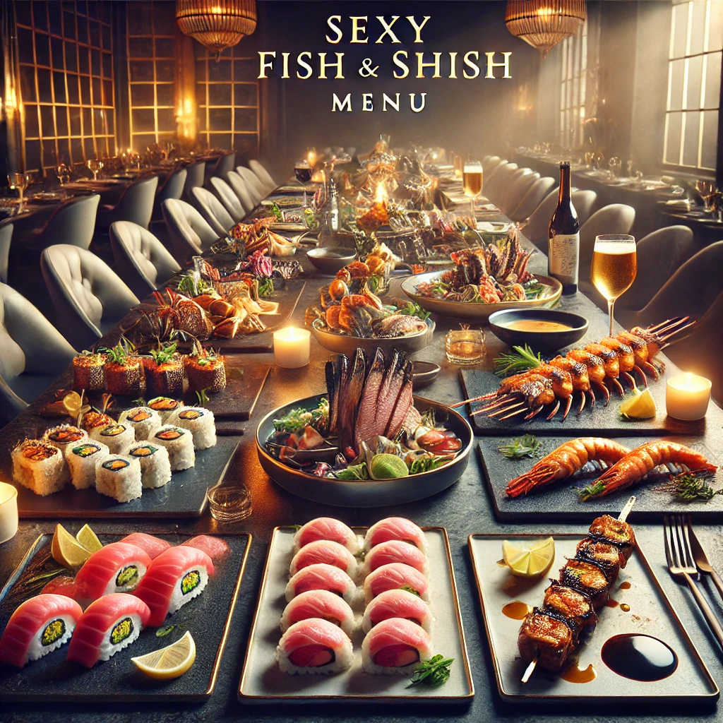 Sexy Fish and Shish Menu menuspotuk