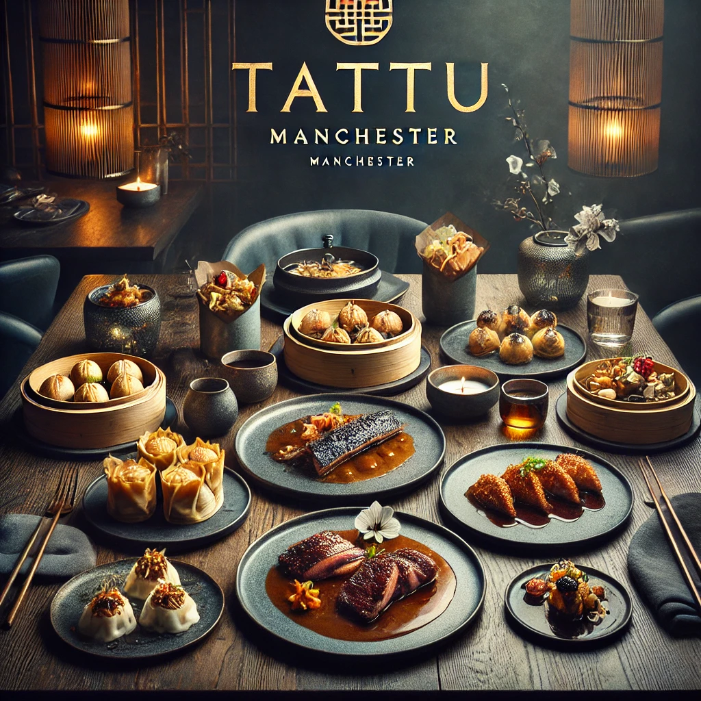 Tattu Manchester restaurant menuspotuk