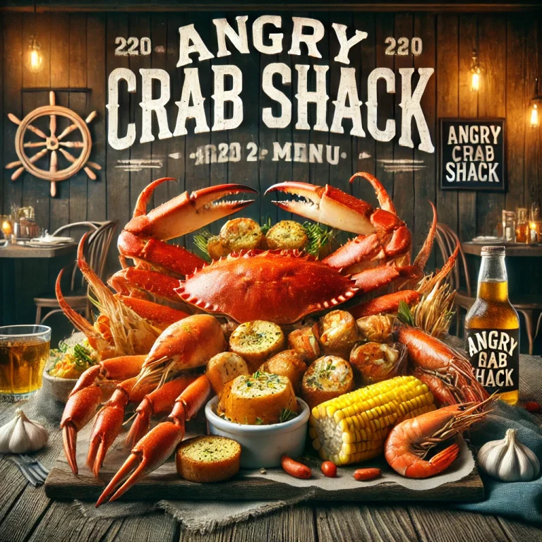 Angry Crab Shacks menu menuspotuk