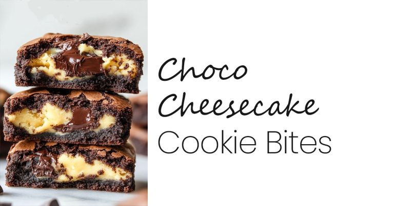 Choco Cheesecake Cookie Bites