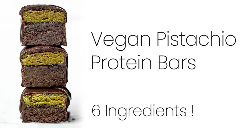 Vegan Pistachio Protein Bars