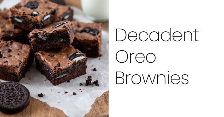 Decadent Oreo Brownies