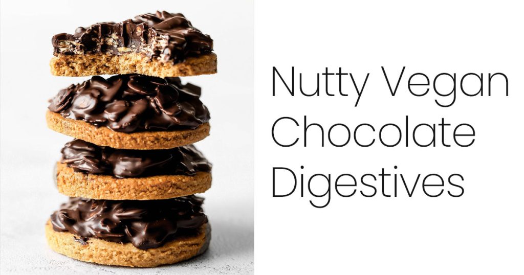 Nutty Vegan Chocolate Digestives