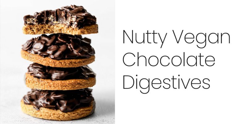 Nutty Vegan Chocolate Digestives