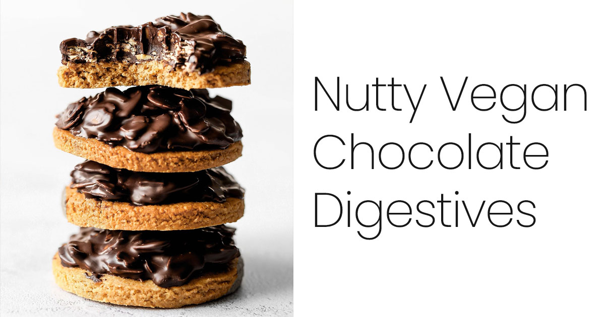 Nutty Vegan Chocolate Digestives
