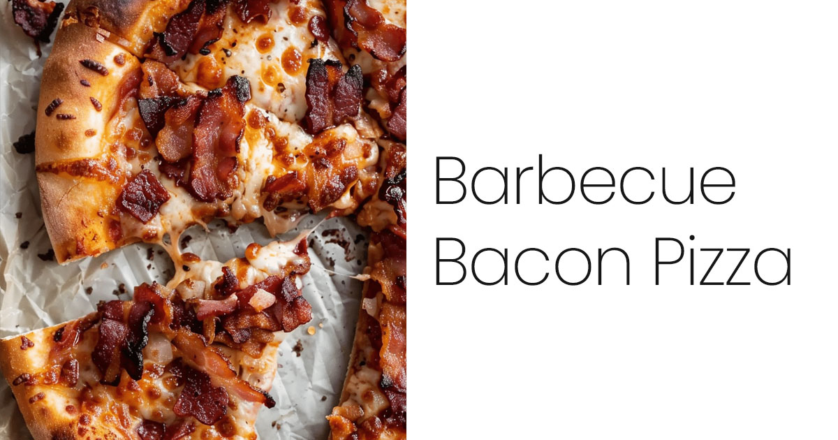 Barbecue Bacon Pizza