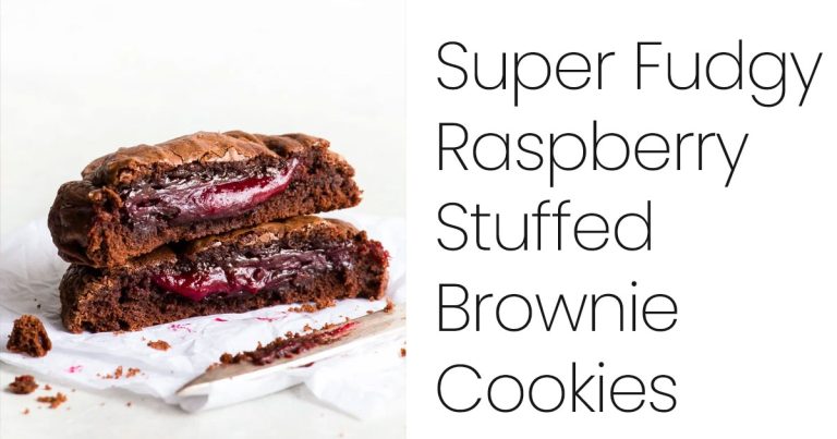 Fudgy Chocolate Cookies with Raspberry Recipe