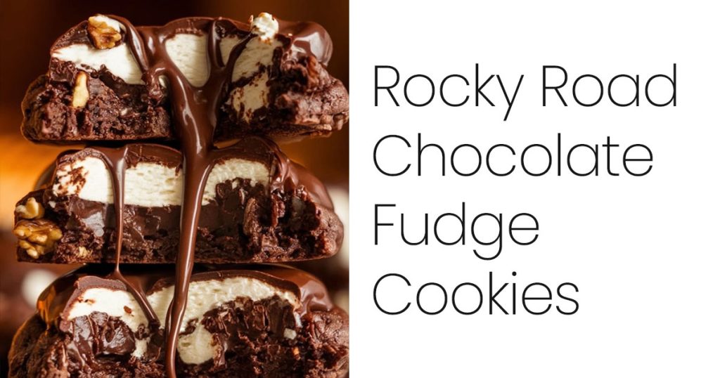 Rocky Road Chocolate Fudge Cookies