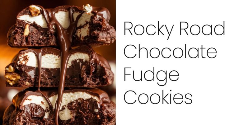 Rocky Road Chocolate Fudge Cookies
