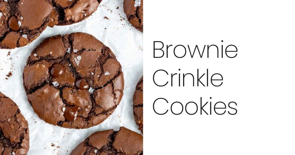 Brownie Crinkle Cookies