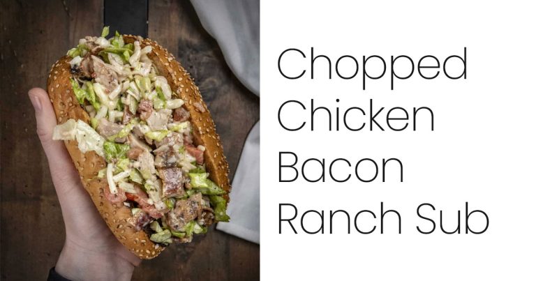 Chopped Chicken Bacon Ranch Sub