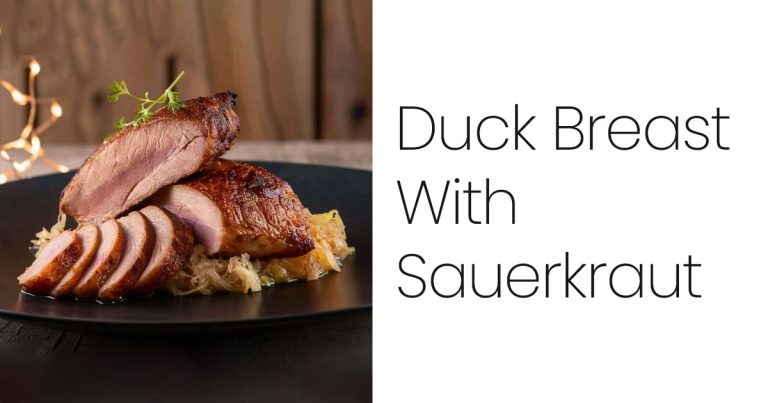 Duck Breast With Sauerkraut