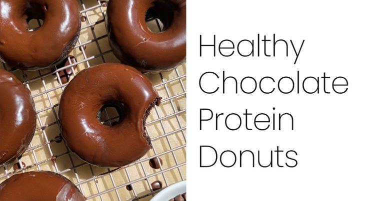 Healthy Chocolate Protein Donuts