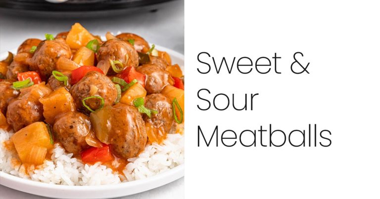 Easy Slow Cooker Sweet And Sour Meatballs