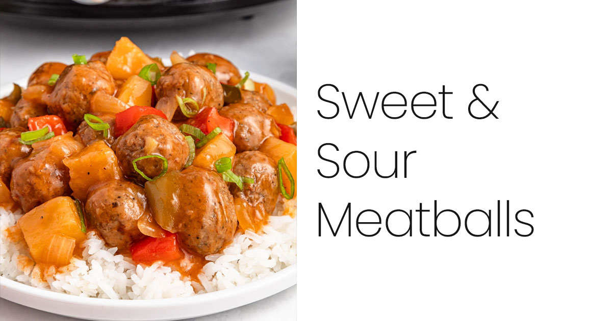 Sweet And Sour Meatballs