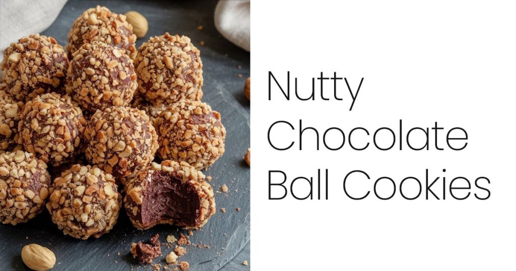 Nutty Chocolate Ball Cookies