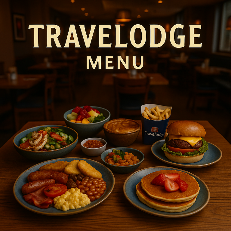 featured image for TravelLodge restaurant menu menuspotuk