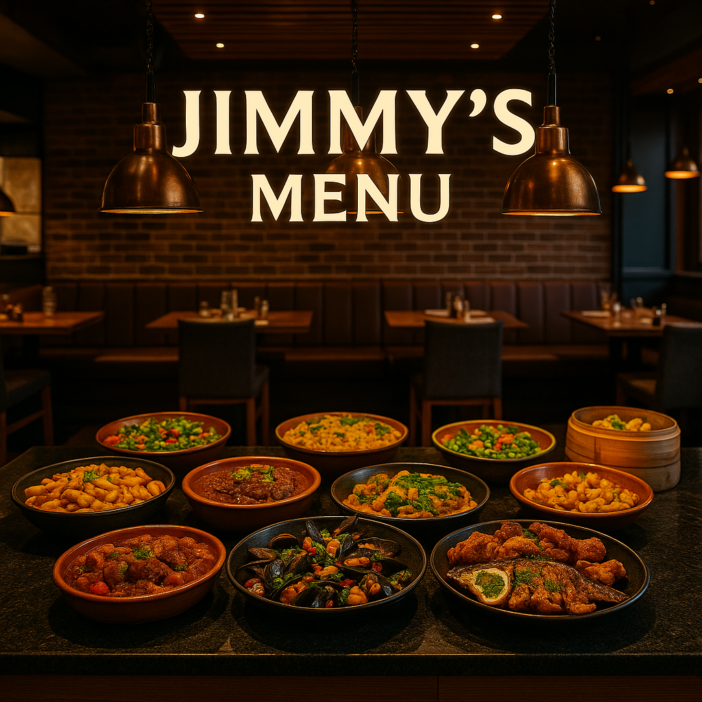 featured image of Jimmys restaurant menu menuspotuk