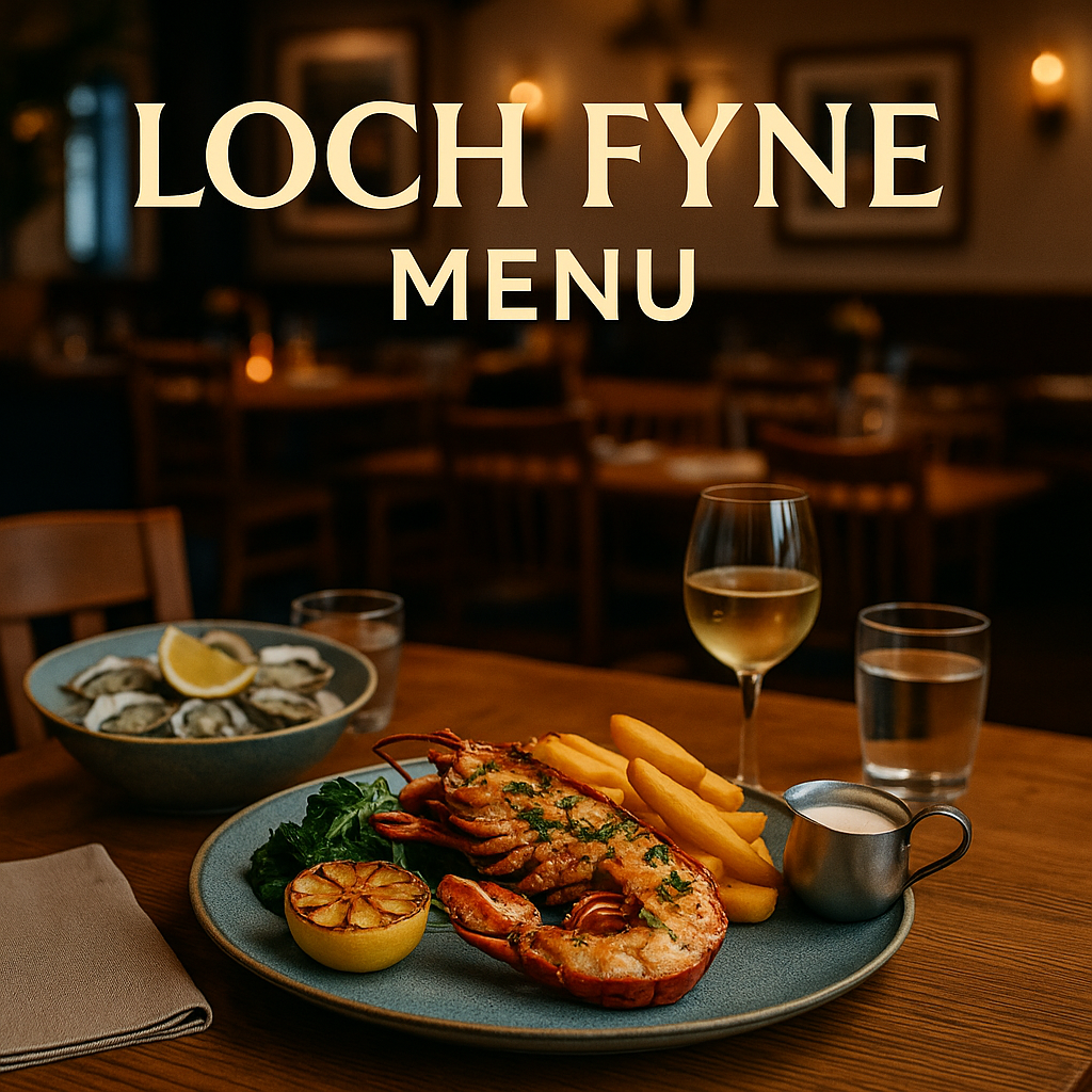 featured image of Loch Fyne restaurant menu menuspotuk