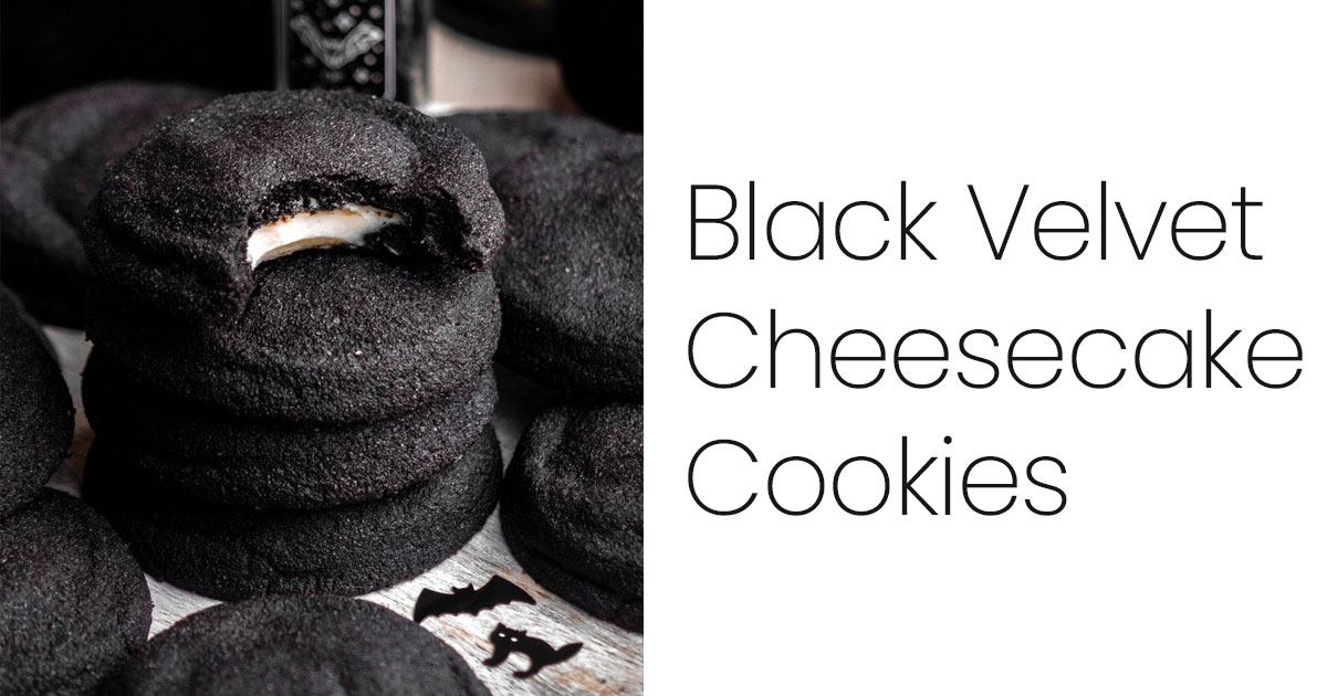 Black Velvet Cheesecake Cookies