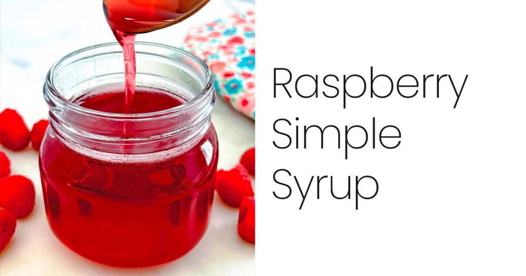Raspberry Simple Syrup