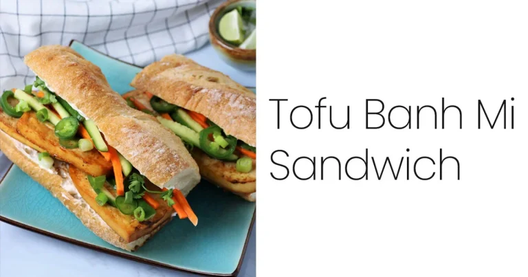 Tofu Banh Mi Sandwich