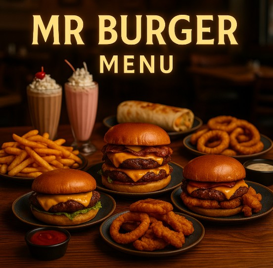 featured image for Mr Burger restaurant menu menuspotuk