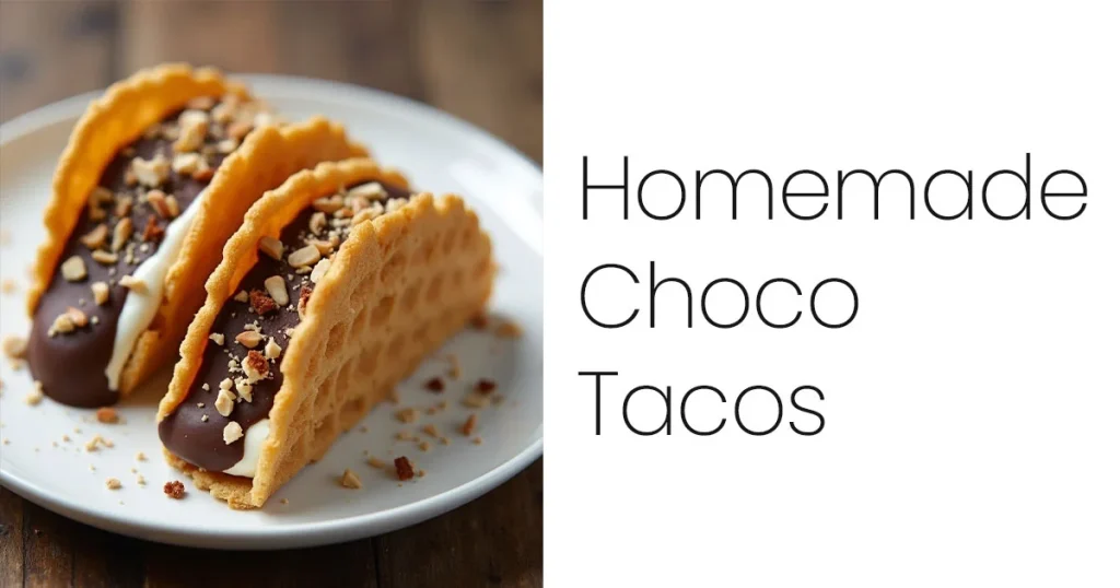 Homemade Choco Tacos 1
