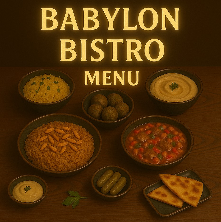 featured image for Babylon Bistro restaurant menu menuspotuk
