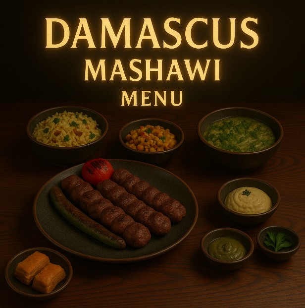 featured image for Damuscus Mashwawi restaurant menu menuspotuk