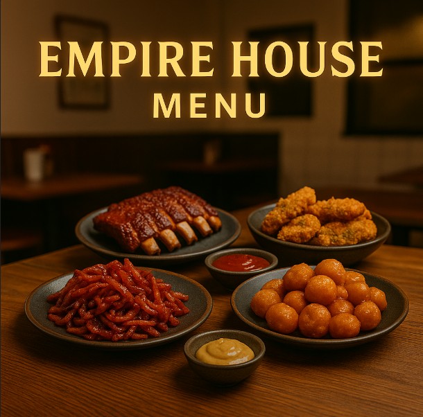 featured image for Empire House restaurant menu menuspotuk