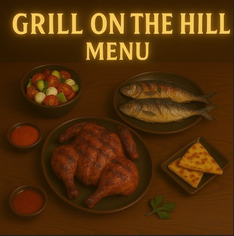 featured image for Grill on The Hill restaurant menu menuspotuk