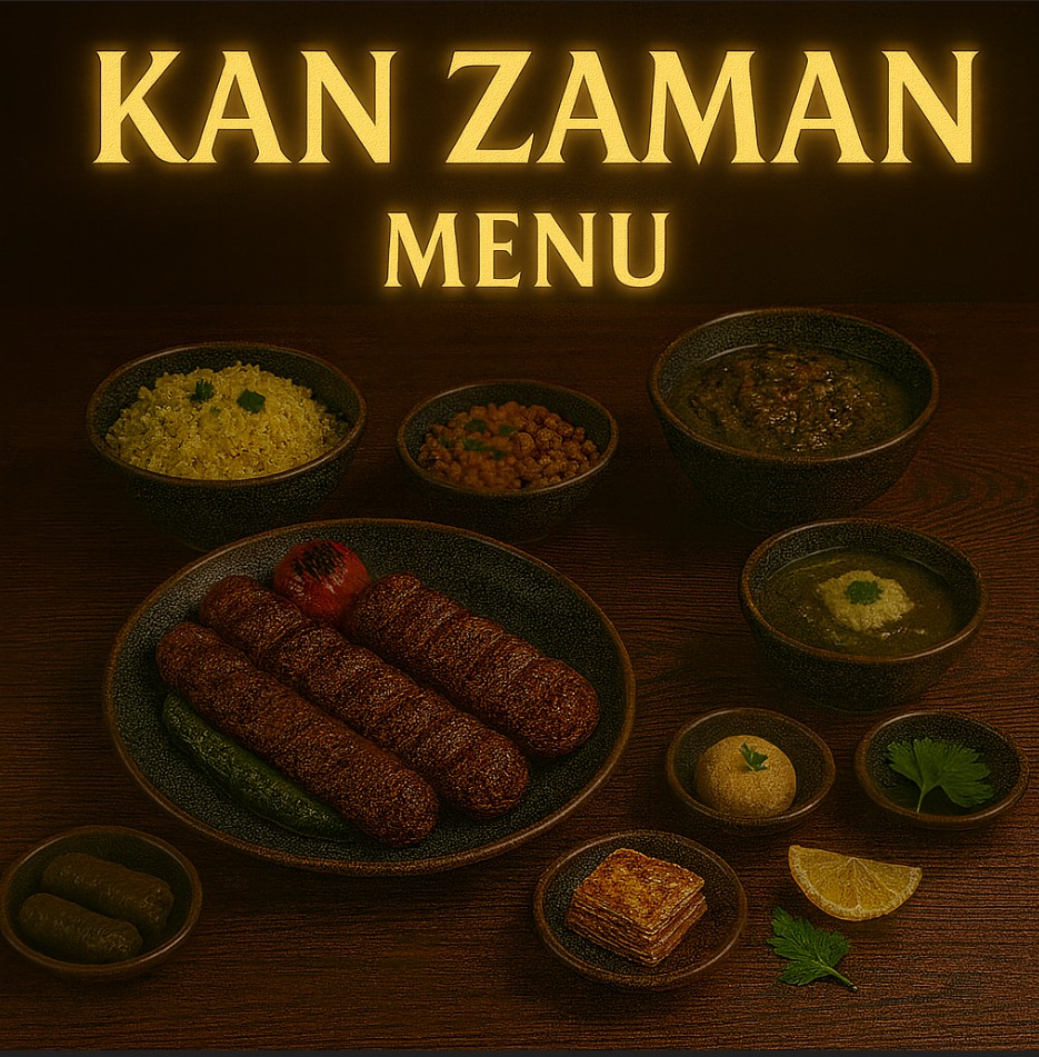 featured image for Kan Zaman restaurant menu menuspotuk