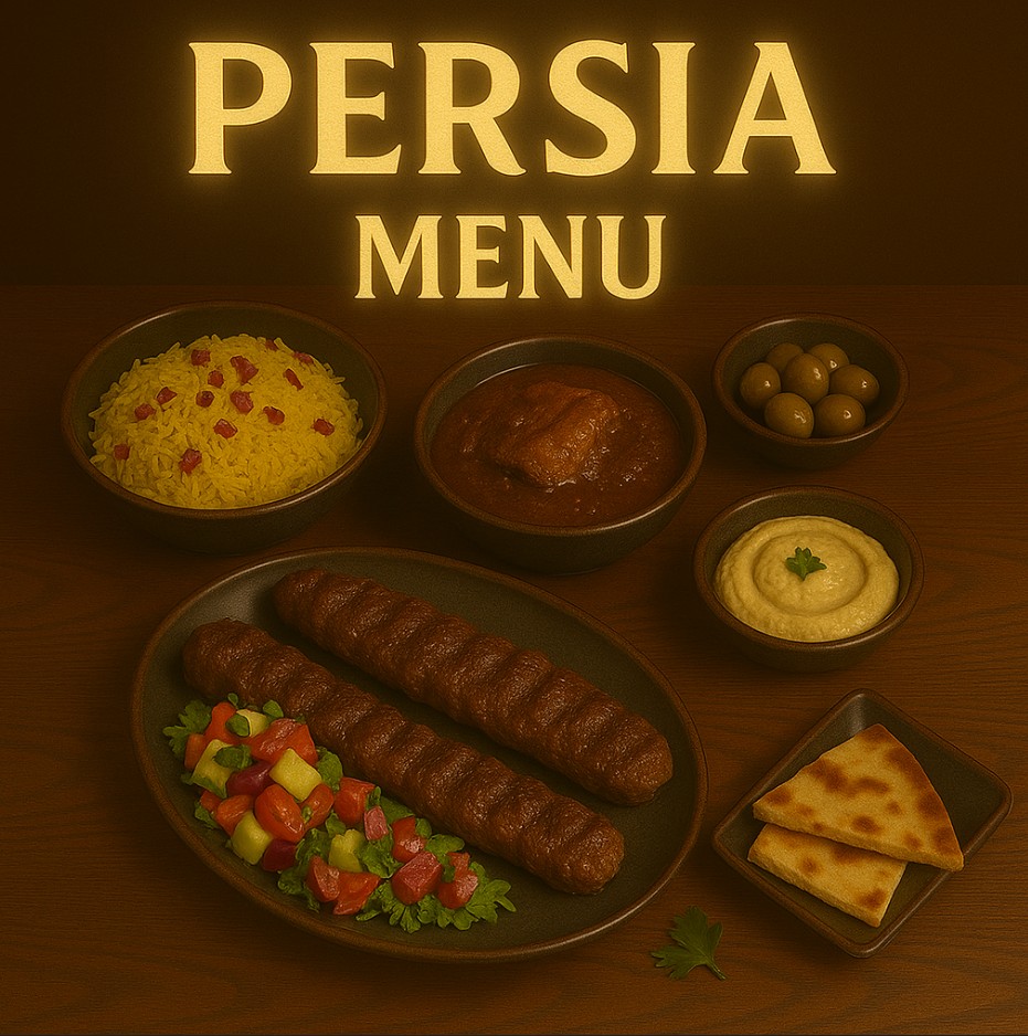 featured image for Persia restaurant menu menuspotuk