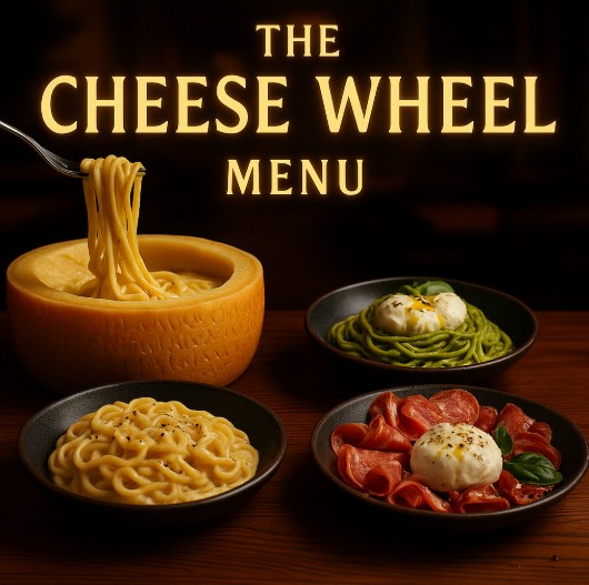 featured image for The Cheese Wheel restaurant menu menuspotuk