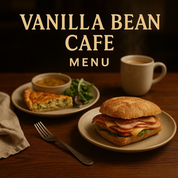 featured image for Vanilla Bean Cafe restaurant menu menuspotuk