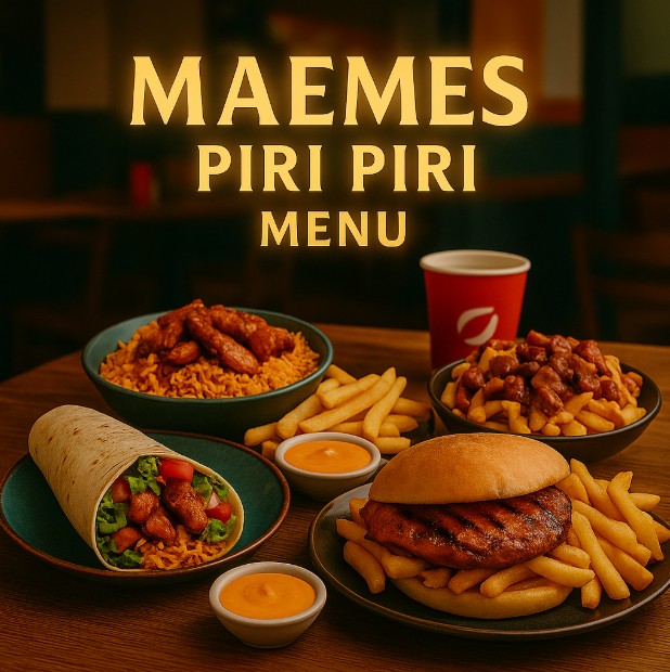 featured image for meames piri piri restaurant menu menuspotuk