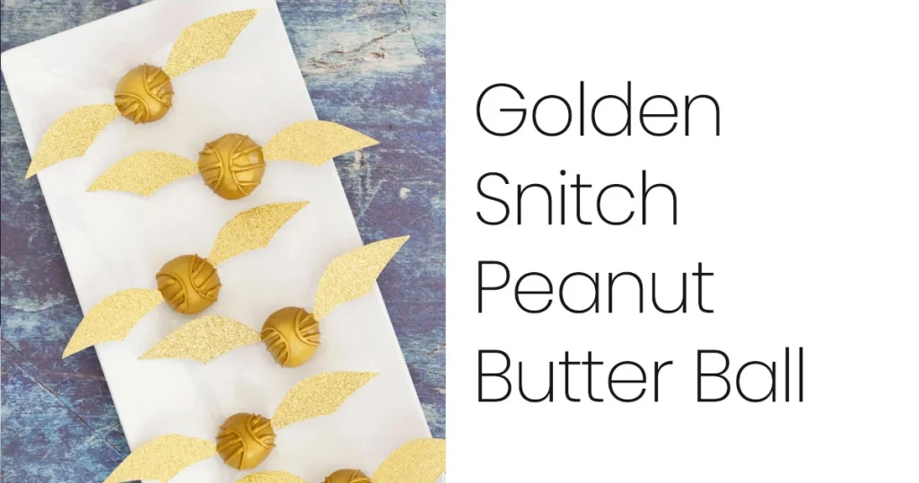 Harry Potter Golden Snitch Peanut Butter Balls