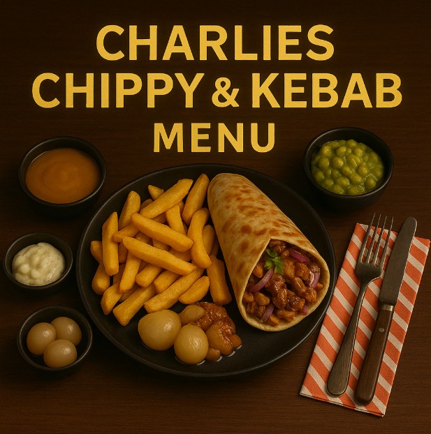 featured image for Charlies Chippy Kebab menu menuspotuk