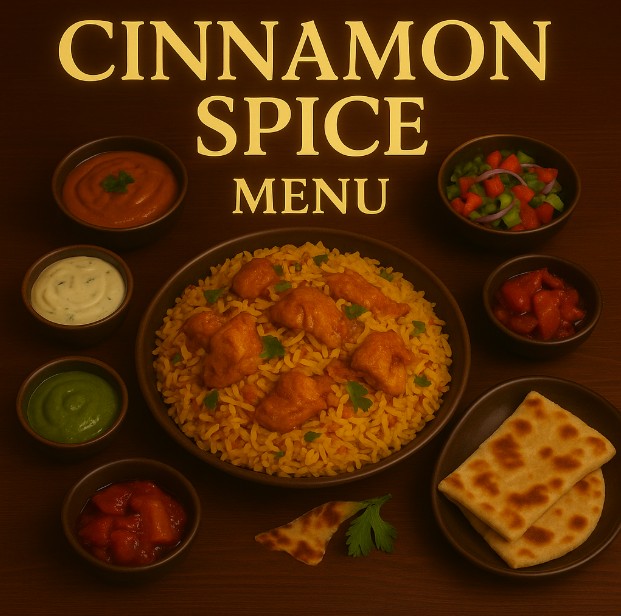featured image for Cinnamon Spice Restaurant menu menuspotuk