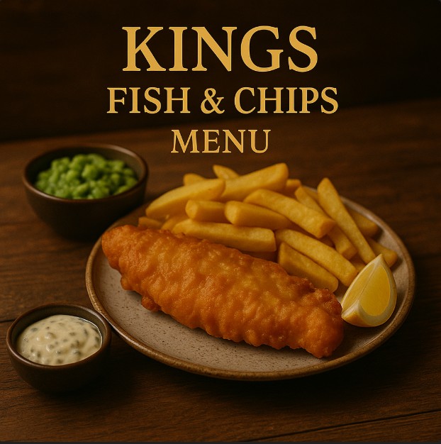 featured image for King fish and Chips menu menuspotuk