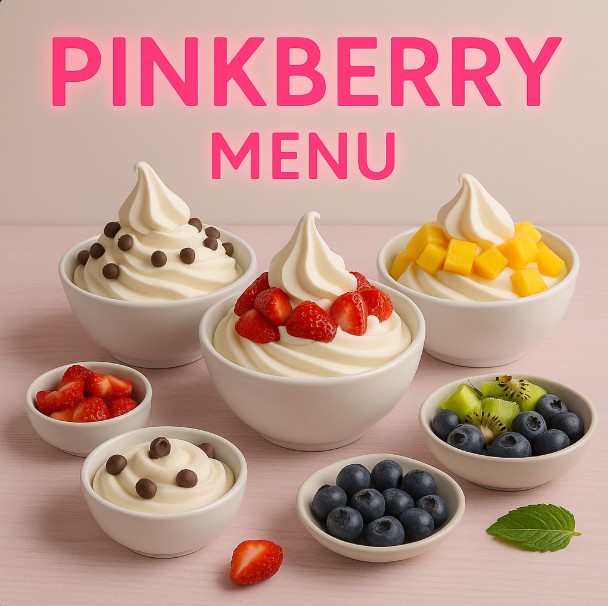 featured image for PinkBerry menu menuspotuk