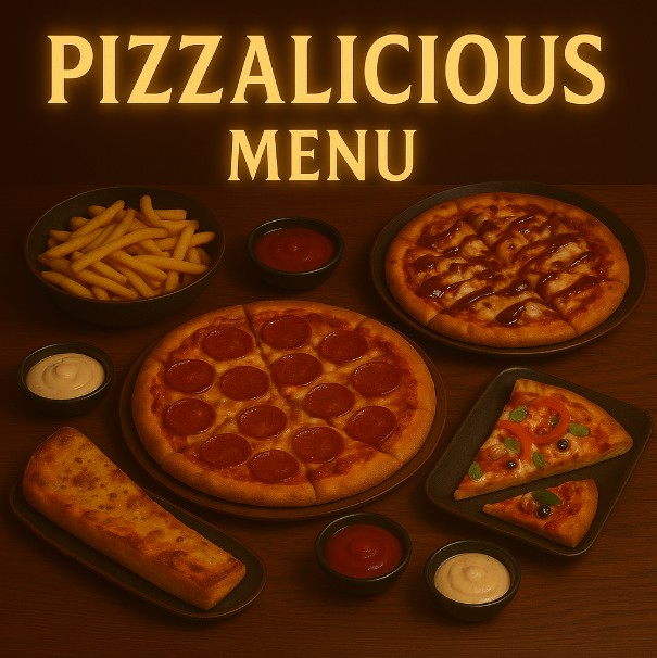 featured image for Pizzalicious menu menuspotuk