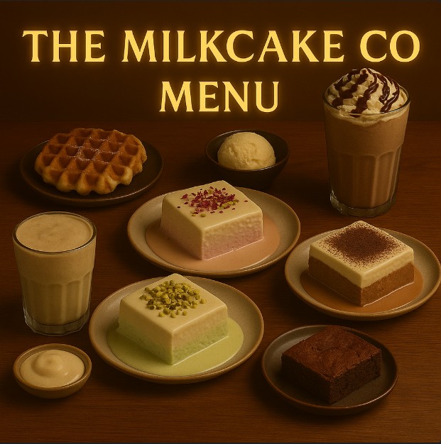 featured image for The Milkcake co menu menuspotuk
